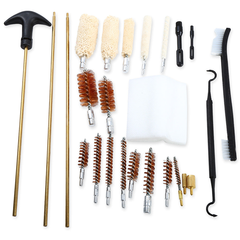 24pcs Gun Cleaning Kit Universal Gun Brush Tool for Pistol Hunting Rifle Shotgun Firearm Cleaner Hunting Accessories