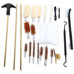 24pcs Gun Cleaning Kit Universal Gun Brush Tool for Pistol Hunting Rifle Shotgun Firearm Cleaner Hunting Accessories