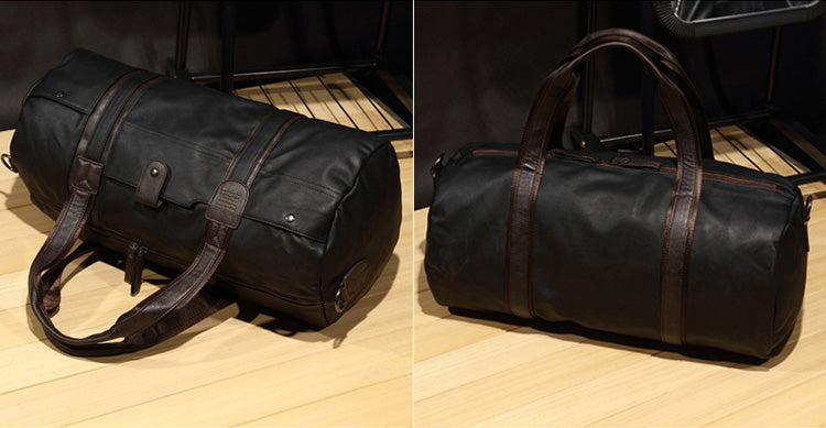 Leather leisure travel bag