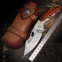 Damascus Steel Pocket Knife