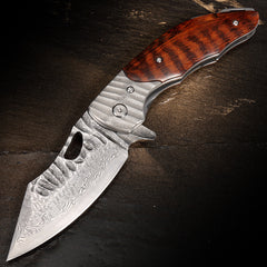 Damascus Steel Pocket Knife