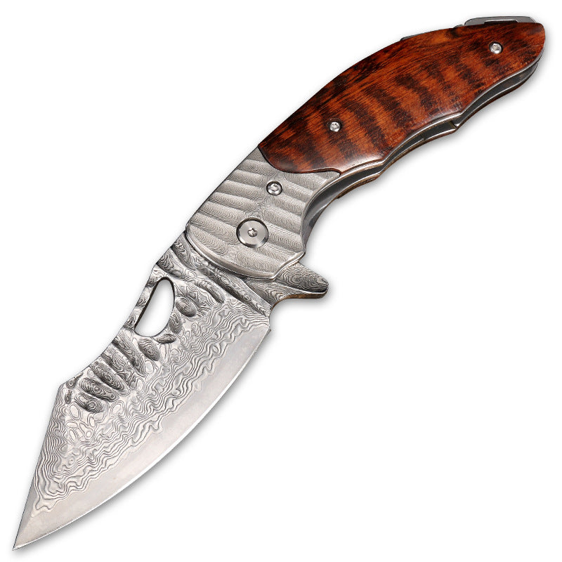 Damascus Steel Pocket Knife