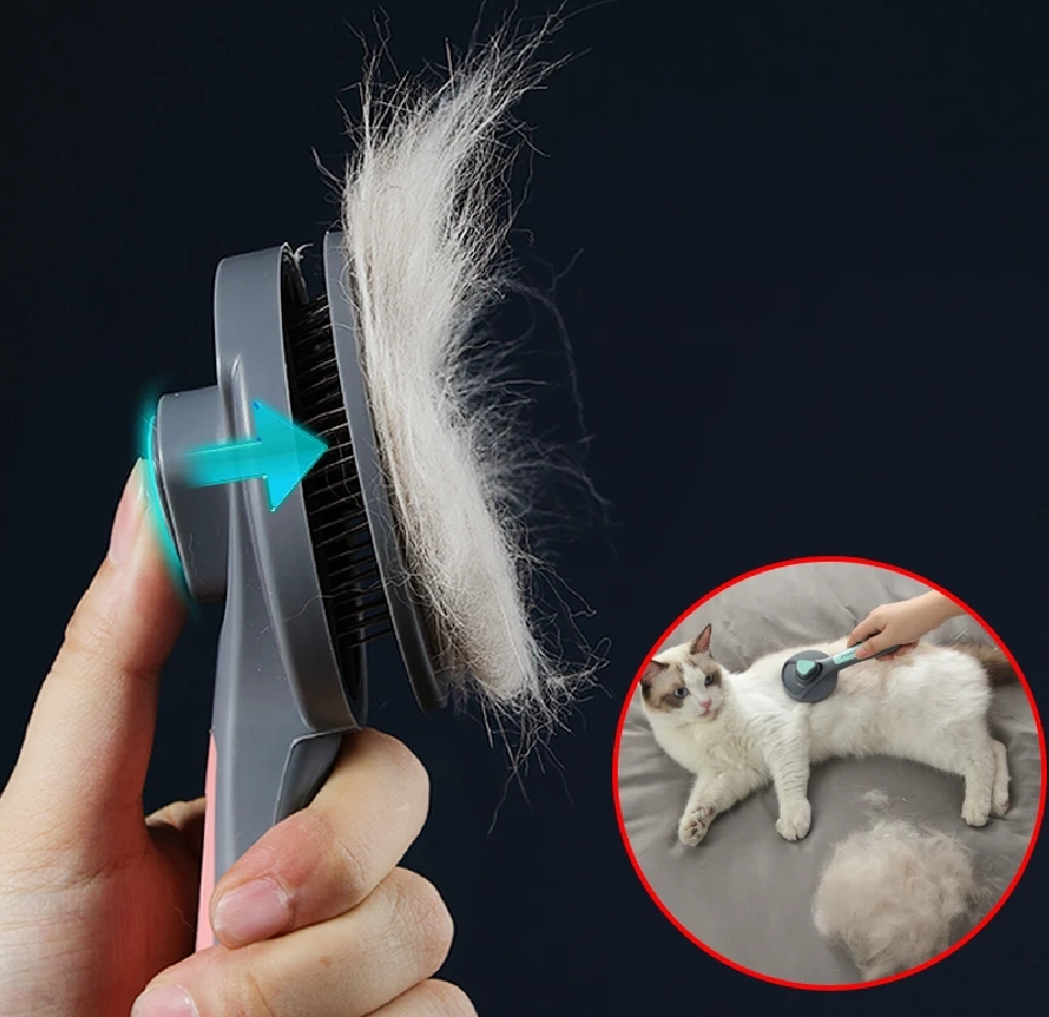 Easy To Clean Pet Comb & Brush