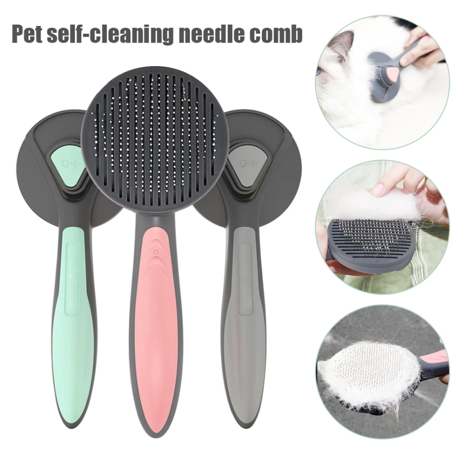 Easy To Clean Pet Comb & Brush