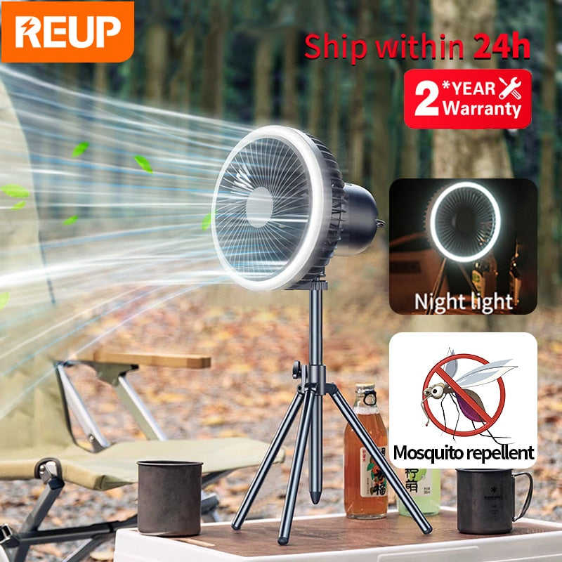 Foldable Tripod Portable Camping Fan